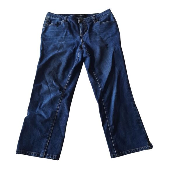 Liverpool Jeans Company Blue Cropped Denim - Picture 1 of 3